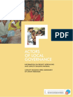 Actors of Local Governance
