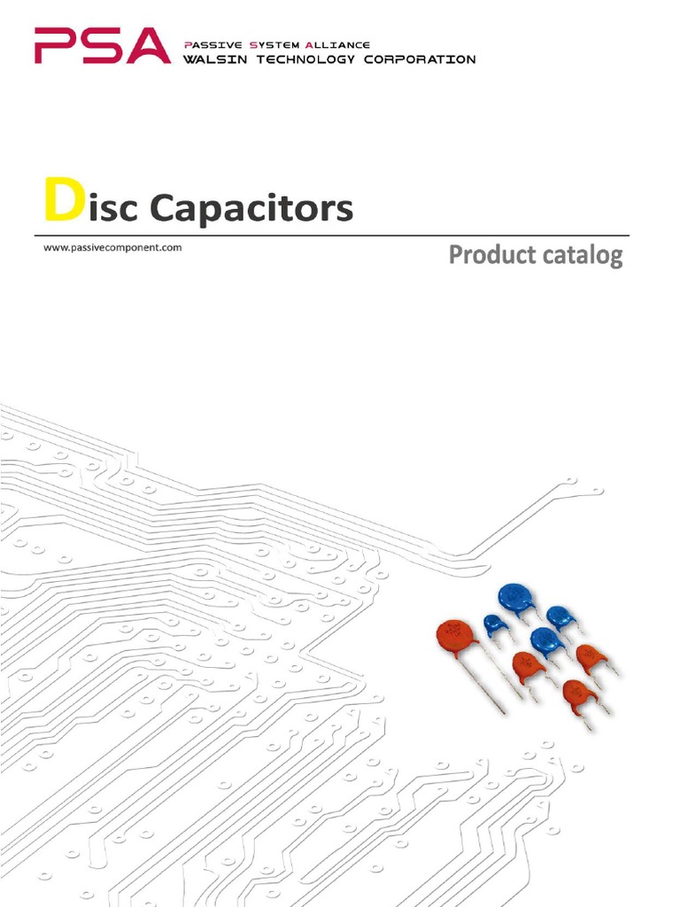 Disc Cap | PDF | Capacitor | Voltage
