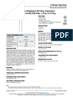 S Series Gap-Kap: Vishay Bccomponents