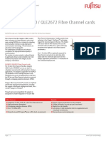 FUJITSU QLE2670 / QLE2672 Fibre Channel Cards: Data Sheet