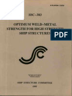 Optimum Weld - Metal Strength For High Strength: Ship Structure Committee