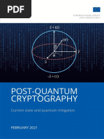 ENISA Report - Post-Quantum Cryptography Current State and Quantum Mitigation