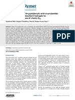 Development of A Gelatin-G-Poly (Acrylic Acid-Co-Acrylamide) - Montmorillonite Superabsorbent Hydrogels For in Vitro Controlled Release of Vitamin B