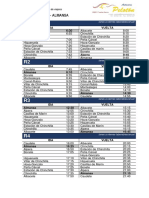 Horarios de Autobús en Almansa