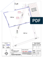 SF.NO:128/2 pt - Digital Survey Drawing Showing Topographical Details