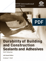 Durability of Building and Construction Sealants and Adhesives