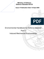 00-35, DeF-STAN, Environmental Handbook For Defence Materiel, Part 5 Induced Mechanical Environments