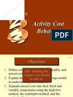 3 Activity Cost Behaviour