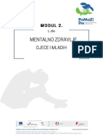 Modul 2A Mentalno Zdravlje Djece I Mladi Prvi Dio S Integriranim Ispravkama