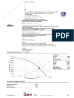 RIS-2500-P-EKO-S-F7: Characteristic Curve at 1.2Kg/M