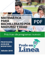 Mate Bachillerato Profe en Linea 2019