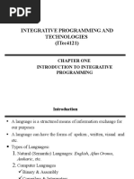 Integrative Programming and Technologies (Itec4121)