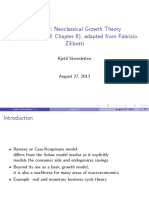 Lecture 2: Neoclassical Growth Theory (Acemoglu 2009, Chapter 8), Adapted From Fabrizio Zilibotti