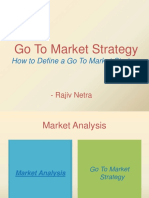 How To Define A Go To Market Strategy