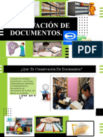 Conservación de Los Documentos.