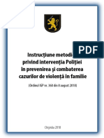 CDF Instructiuni VIF Politie
