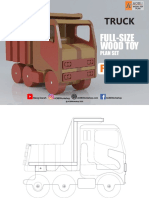 Free Wooden Toy Truck Plan Set