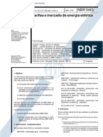 NBR 5463 TB 19-26 - Tarifas e Mercado de Energia Eletrica