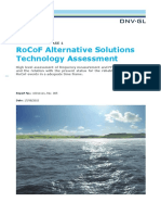 RoCoF Alternative Solutions Technology Assessment Phase 1 DNV GL Report