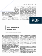 Cavity Preparation in Deciduous Teeth: Sum M Ary