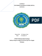 LAPORAN PRAKTIKUM FORMULASI SEDIAAN INFUSa GLUKOSA