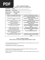 Lab #6 - Assessment Worksheet Elements of A Remote Access Domain Policy