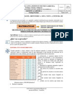 Matemáticas naturales y operaciones