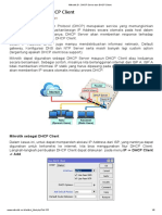 Mikrotik - ID - DHCP Server Dan DHCP Client