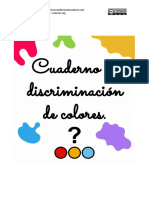 Material TEACCH Cuaderno de Discriminacion de Colores