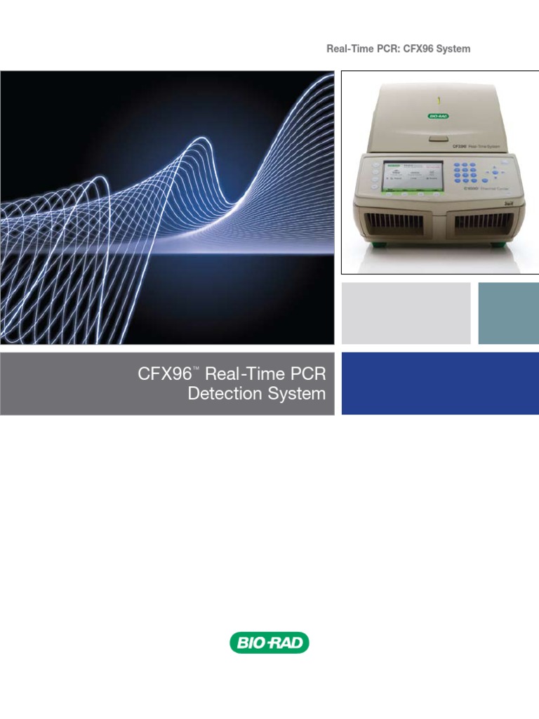 CFX96 Brochure | PDF | Real Time Polymerase Chain Reaction | Polymerase ...