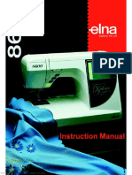 SewingMaching ELNA UserGuide 8600