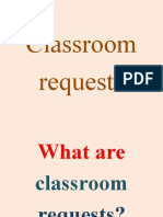 Classroom Requests