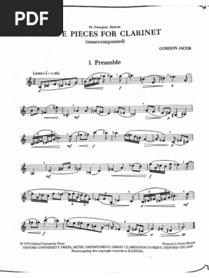 Five Pieces Gordon Jacob | PDF