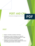 Pert and CPM