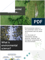 Environmental Science, Intro