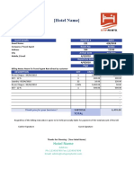 Hotel Invoice Sample 7