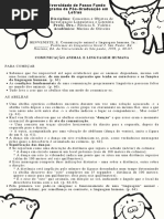 linguagem humana e comunicação animal