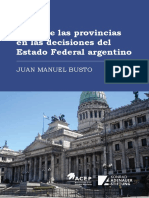 El Rol de Las Provincias - Federalismo - JM Busto