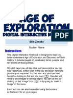 Age of Exploration Digital Interactive Notebook