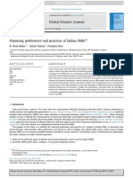 Financing Preferences and Practices of Indian SMEs