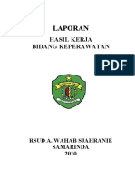 RENSTRA BIDANG KEPERAWATAN RSUD AWS 2010