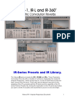 IR-Series Presets and IR Library