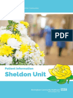 Sheldon Unit Information Leaflet