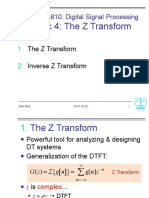 The Z Transform and Its Applications