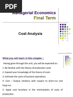 Chapter 6-Cost Theory