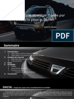 Modèle de marketing Dacia 
