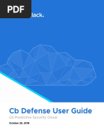 CB Defense User Guide: CB Predictive Security Cloud