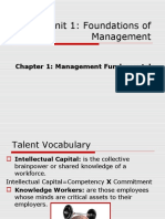 Unit 1: Foundations of Management