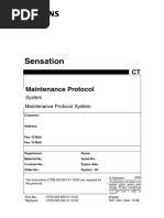 Sensation: System Maintenance Protocol System