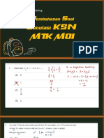 Pembahasan Simulasi KSN MTK M01